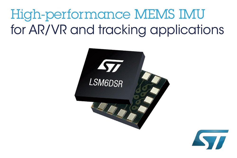 High-Performance MEMS Inertial Module from STMicroelectronics Targets Demanding AR, VR, and Tracking Applications